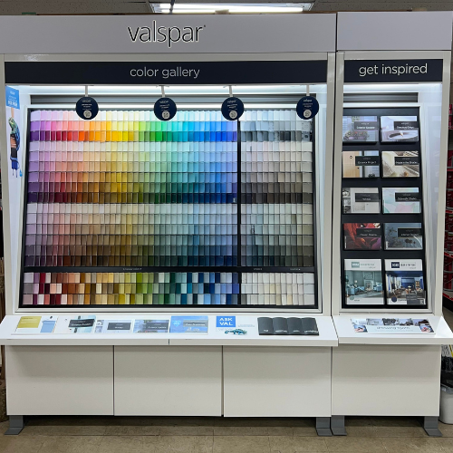 Paint and supplies inside of Fayetteville Lumber & Supply