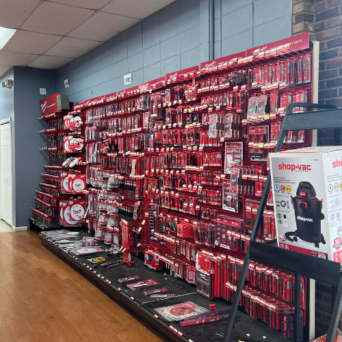 Hardware and supplies inside of Fayetteville Lumber & Supply