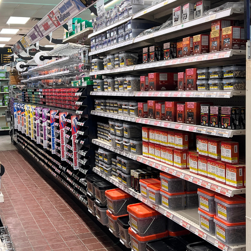 Hardware and supplies inside of Fayetteville Lumber & Supply