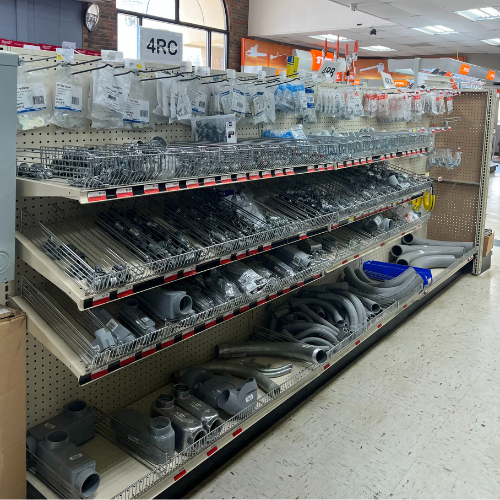 Hardware and supplies inside of Fayetteville Lumber & Supply
