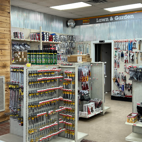 Hardware and supplies inside of Fayetteville Lumber & Supply