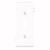 Leviton 1-Gang Plastic Sectional Toggle Switch Wall Plate Center Panel, White