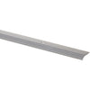 M-D Satin Silver Fluted 7/8 In. x 6 Ft. Aluminum Carpet Trim Bar