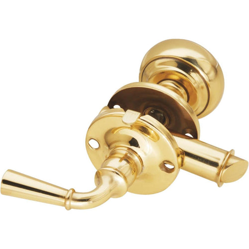 National Polished Brass Storm Door Knob Latch