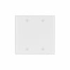 Eaton Cooper Wiring Standard Size Blank Wallplate, White
