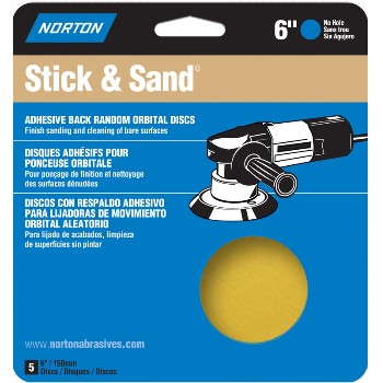Norton 07660702499 48910 6 80 Stik & Sand Disc