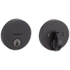 Kwikset Uptown Deadbolt - Keyed One Side - featuring SmartKey, Matte Black
