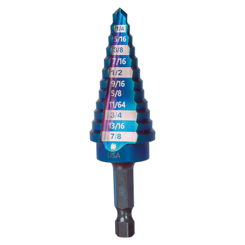 Spyder 3/16″ – 7/8″ 12-Step Bit