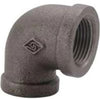 Worldwide Sourcing 90 Degree Elbow Black
