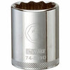 SAE Socket, Shallow, 12-Point, 5/8-In., 3/8-In. Drive