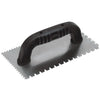 QLT 1/8 In. U-Notched & 3/16 In. Flat V-Notched Trowel w/Black Handle