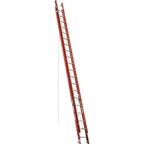 Werner 40 Ft. Fiberglass Extension Ladder with 300 Lb. Load Capacity Type IA Duty Rating