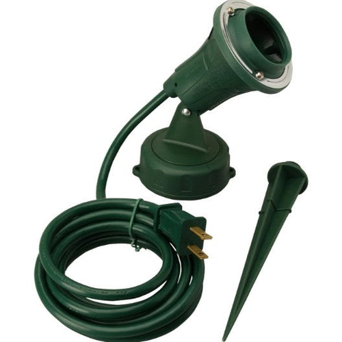 Woods Outdoor Floodlight Fixture With Stake