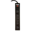 Power Zone 6-Outlet Metal Power Strip w/10ft Cord