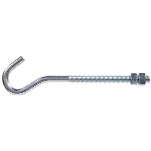 Hillman Hardware Essentials Clothesline Hook Bolt with 2 Hex Nuts (3/8-16 x 7-1/4)
