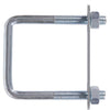 Hillman Group Hardware Essentials U-Bolt Square Saddle Zinc