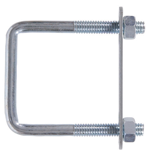 Hillman Group Hardware Essentials U-Bolt Square Saddle Zinc