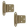 Amerock Self Closing Face Mount 3/8 in. (10mm) Inset Hinge (Pair)