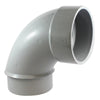 Canplas PVC DWV 90 Degree Street Pipe Elbow Spigot x Hub