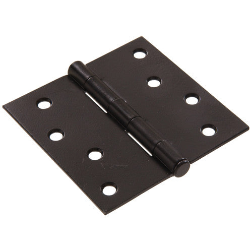 Hillman Hardware Essentials Square Corner Door Hinge Black
