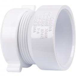 Genova Products PVC DWV Fittings Female Trap ADPT W/ Jamnut