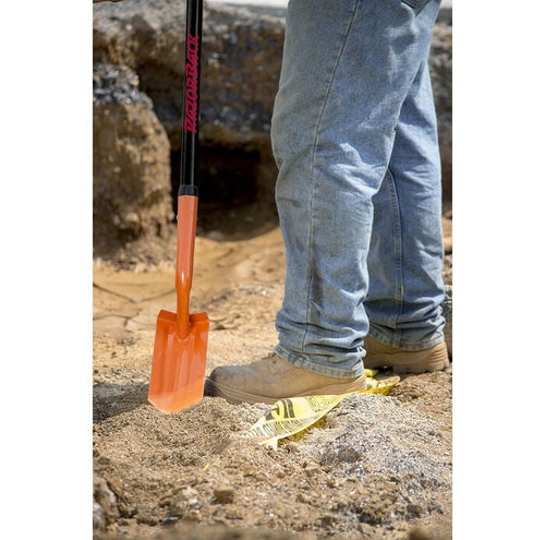Ames Razor-Back 4-in Trenching Shovel with Fiberglass Handle and Cushion Grip