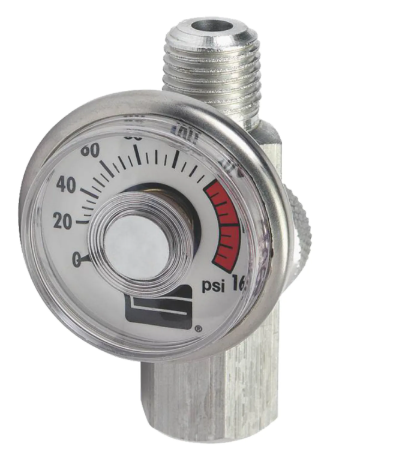 Plews & Edelmann Plews 41-135 Air Line Regulator with Gauge