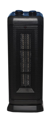 Comfort Glow Oscillating Tower Heater 750W/1500W Portable Indoor Space Heater