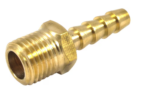 Forney Industries, Inc. Hose End, 1/4 in - 1/4 in MNPT