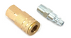 Forney Industries Industrial/Milton Style Coupler/Plug Set, 1/4 in