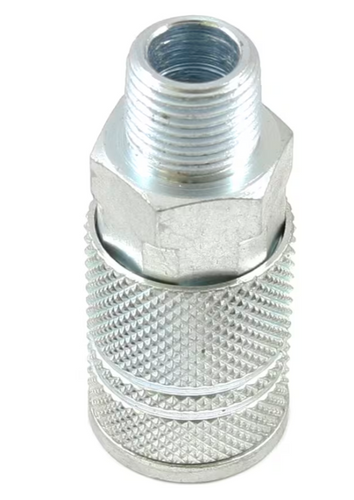 Forney Industrial/Milton Style Coupler, 3/8 in x 3/8 in MNPT