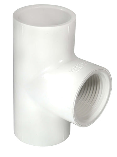 Ipex PVC Sch 40 Tee Socket x Socket x FPT