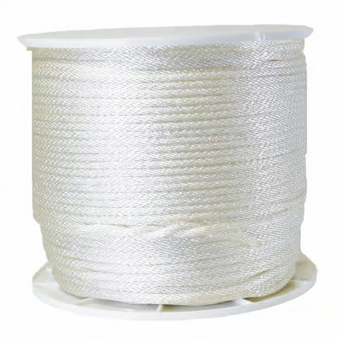 Koch Industries White Solid Braided Nylon Rope