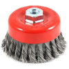 Knotted Wire Cup Brush, 4-In.