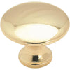 Amerock Allison Polished Brass 1-1/4 In. Cabinet Knob